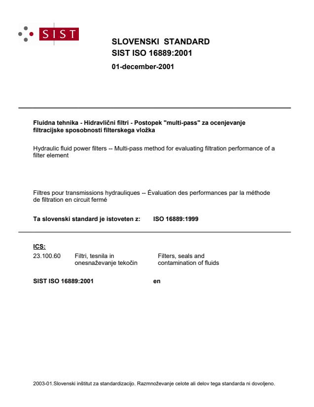 ISO 16889:2001