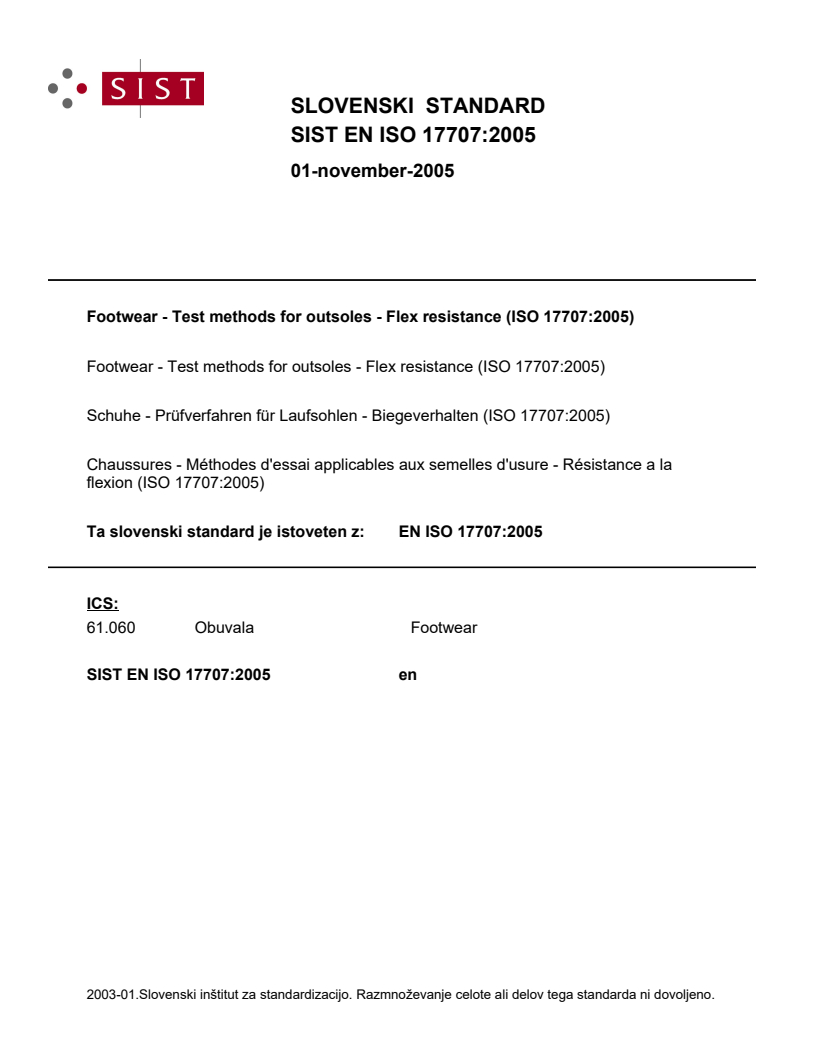 EN ISO 17707:2005