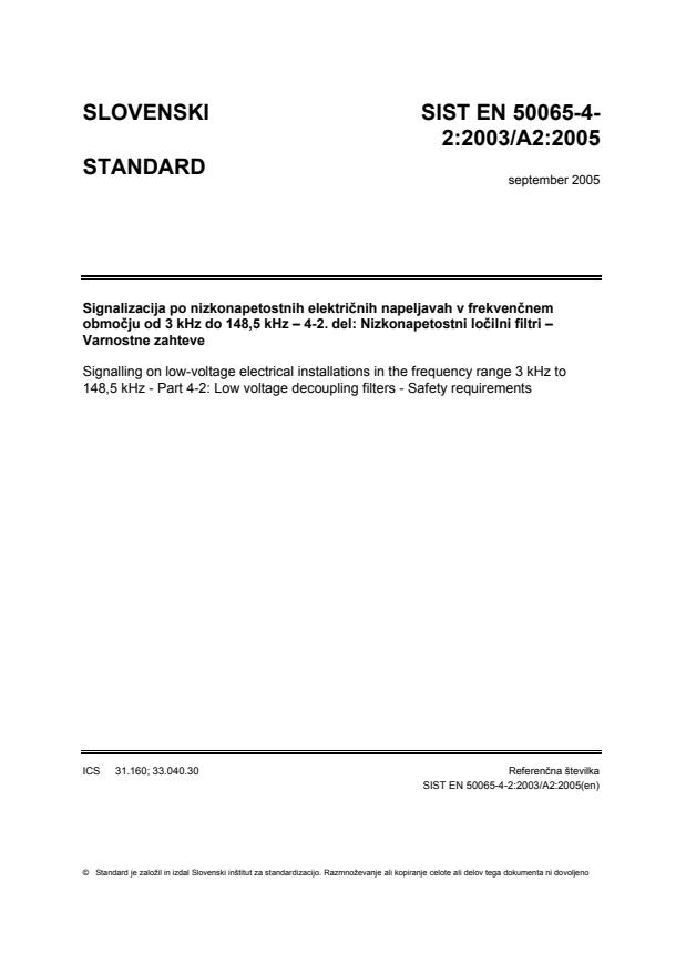 EN 50065-4-2:2003/A2:2005