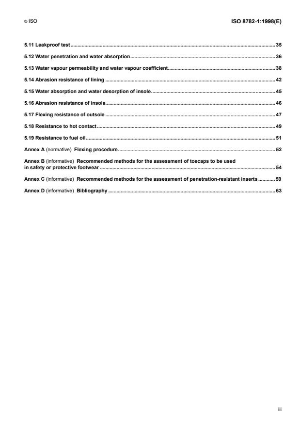 ISO 8782-1:1998 - Safety, protective and occupational footwear for professional use