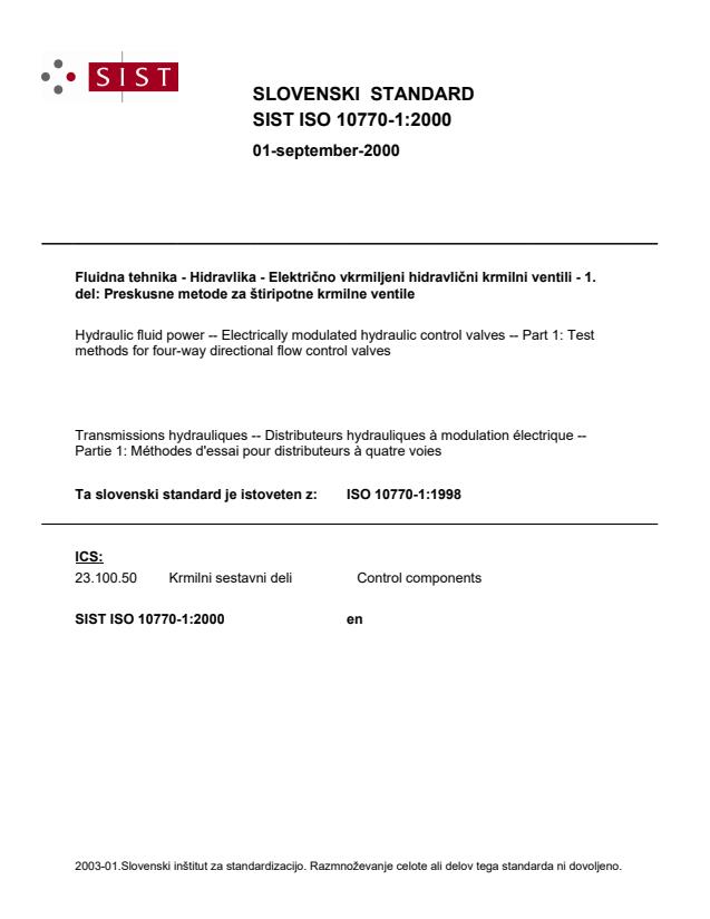 ISO 10770-1:2000