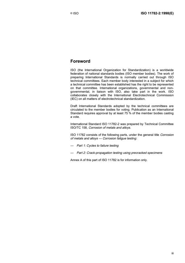 ISO 11782-2:1998 - Corrosion of metals and alloys -- Corrosion fatigue testing