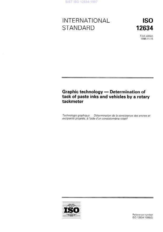 ISO 12634:1997