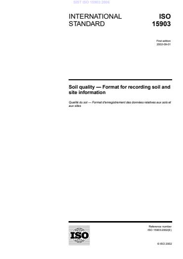 ISO 15903:2006