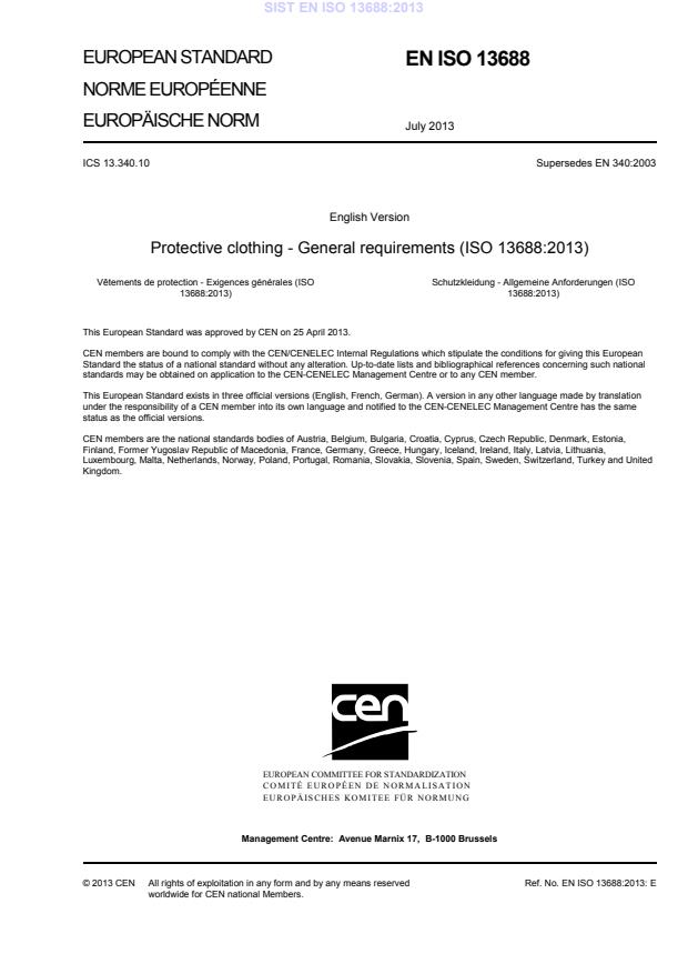 EN ISO 13688:2013