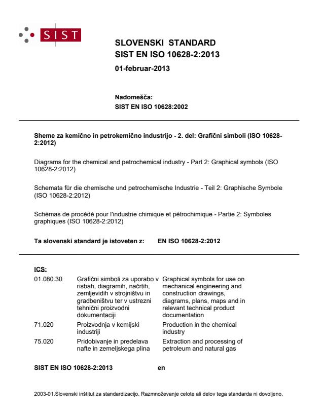 EN ISO 10628-2:2013
