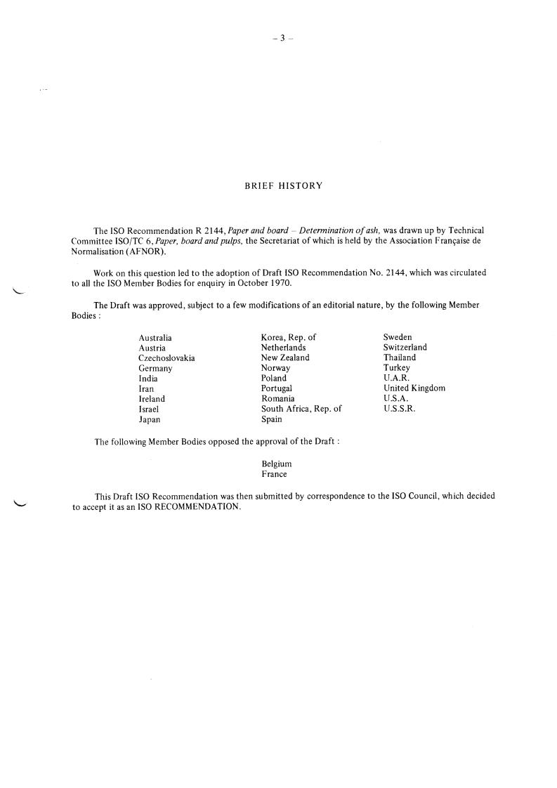 ISO/R 2144:1971 - Title missing - Legacy paper document
Released:1/1/1971