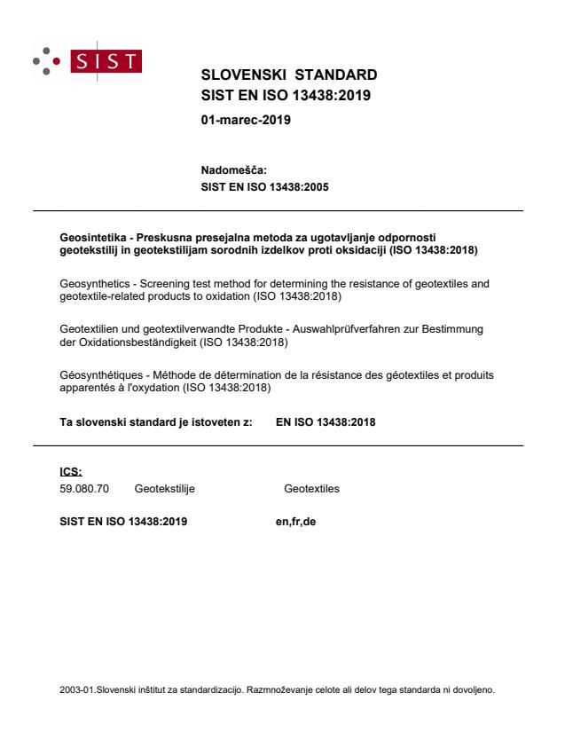 EN ISO 13438:2019