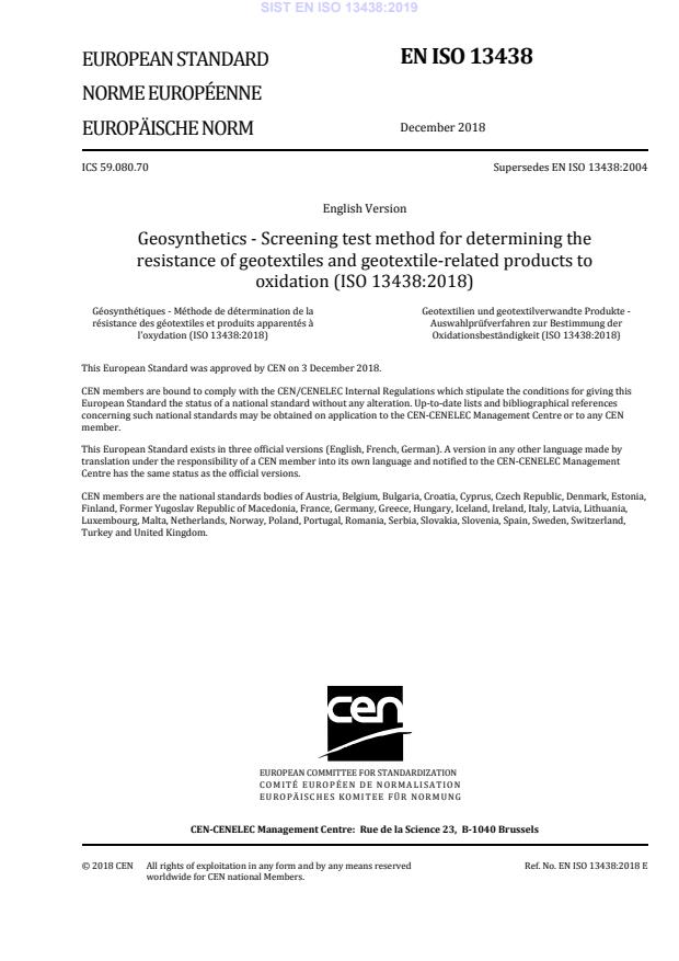 EN ISO 13438:2019