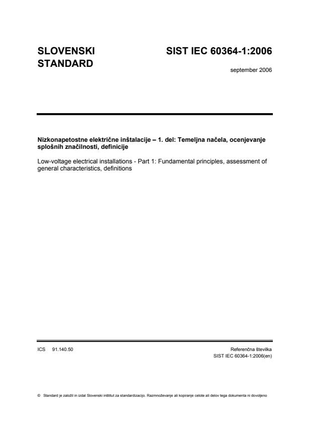 IEC 60364-1:2006