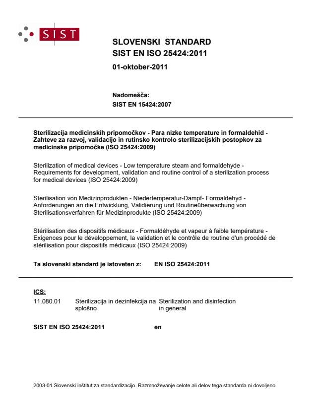 EN ISO 25424:2011