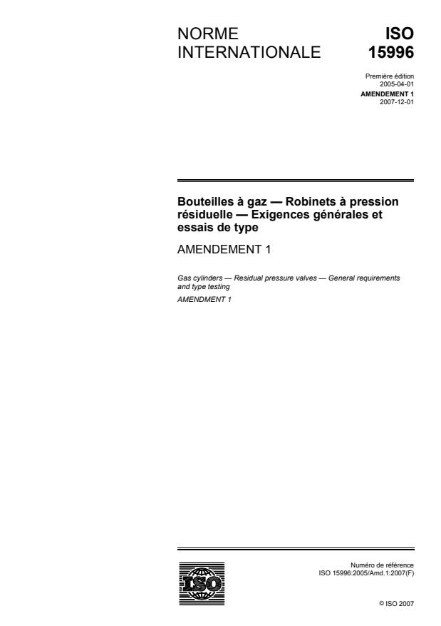 ISO 15996:2005/Amd 1:2007