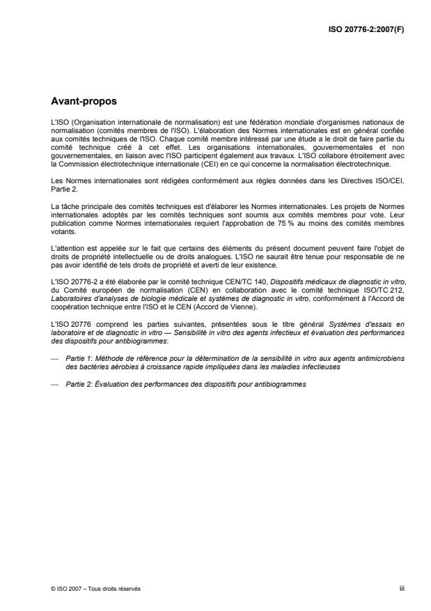ISO 20776-2:2007 - Systemes d'essais en laboratoire et de diagnostic in vitro -- Sensibilité in vitro des agents infectieux et évaluation des performances des dispositifs pour antibiogrammes