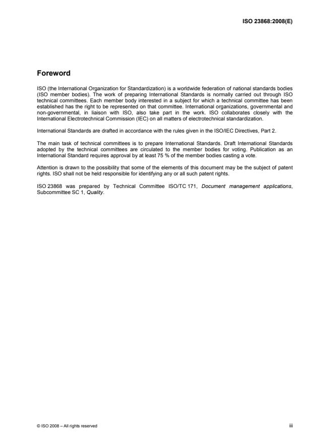 ISO 23868:2008 - Document management -- Monitoring and verification of information stored on 130 mm optical media