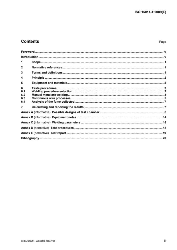 ISO 15011-1:2009 - Health and safety in welding and allied processes -- Laboratory method for sampling fume and gases