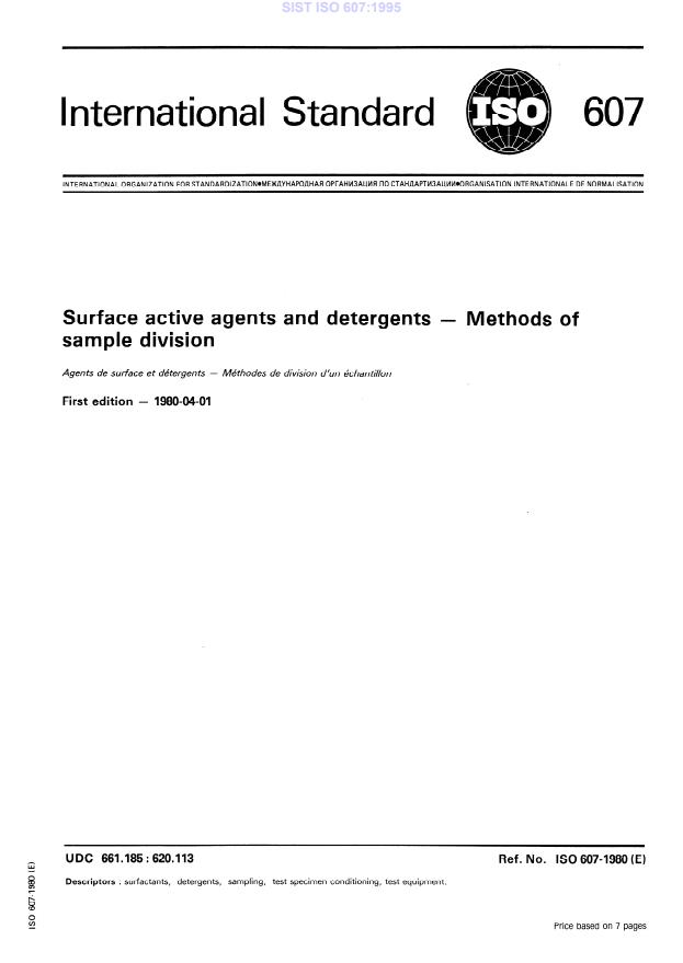 ISO 607:1995