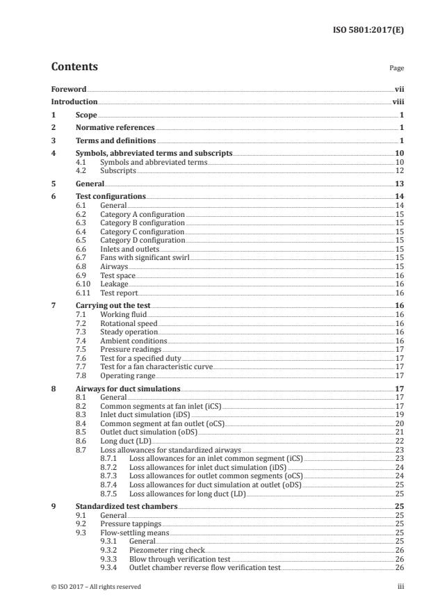 ISO 5801:2017 - Fans -- Performance testing using standardized airways