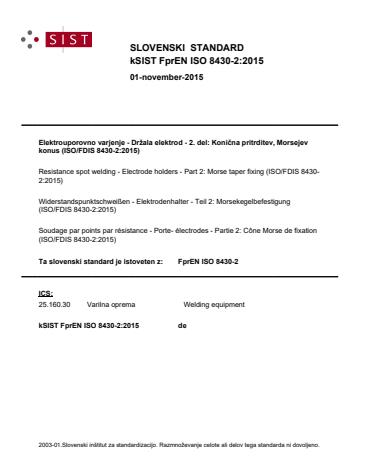 k FprEN ISO 8430-2:2015