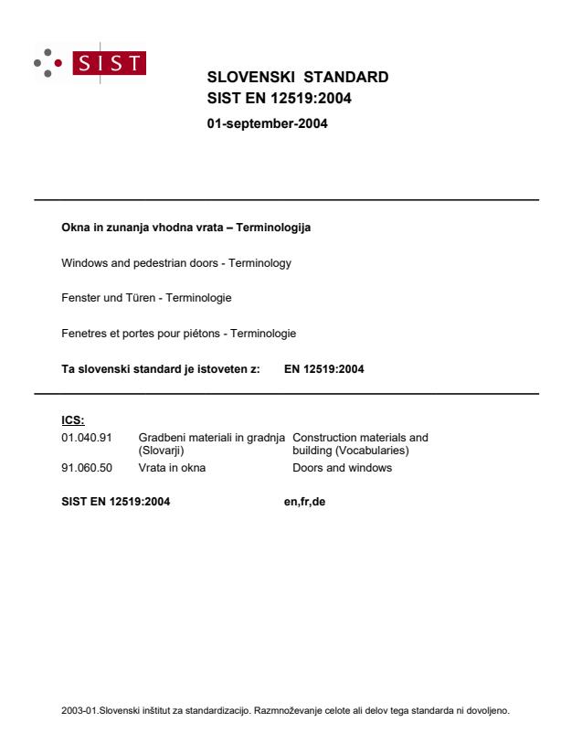 EN 12519:2004