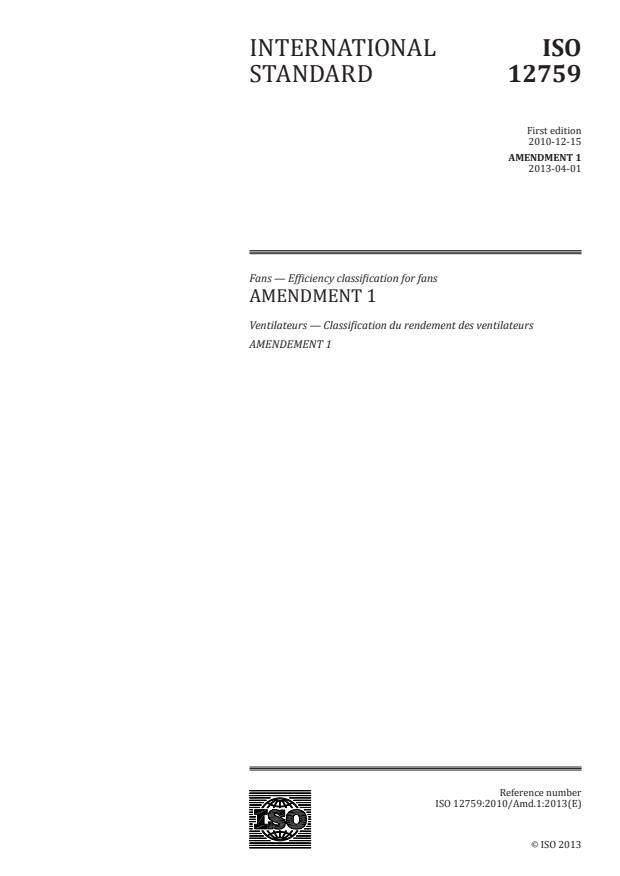 ISO 12759:2010/Amd 1:2013