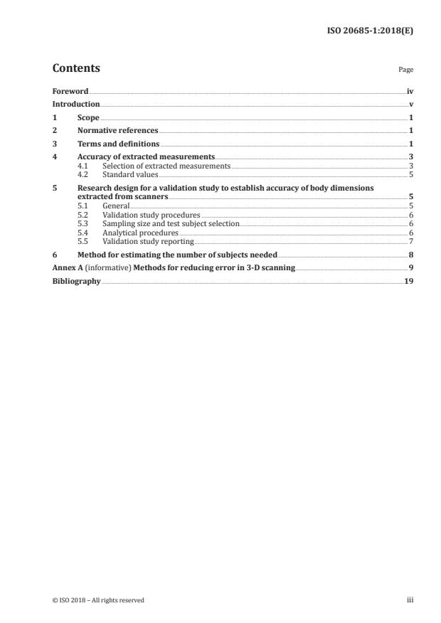ISO 20685-1:2018 - 3-D scanning methodologies for internationally compatible anthropometric databases