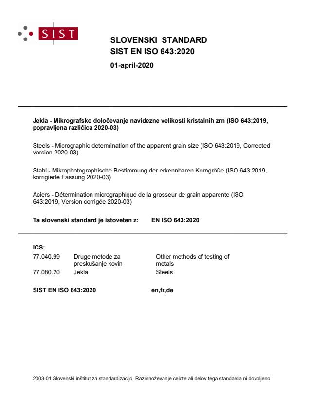 EN ISO 643:2020