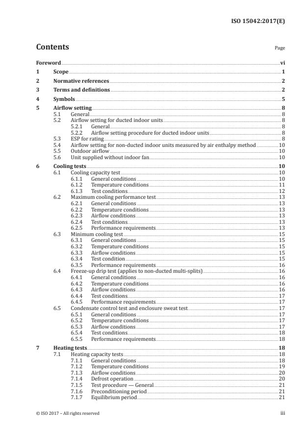 ISO 15042:2017 - Multiple split-system air conditioners and air-to-air heat pumps -- Testing and rating for performance