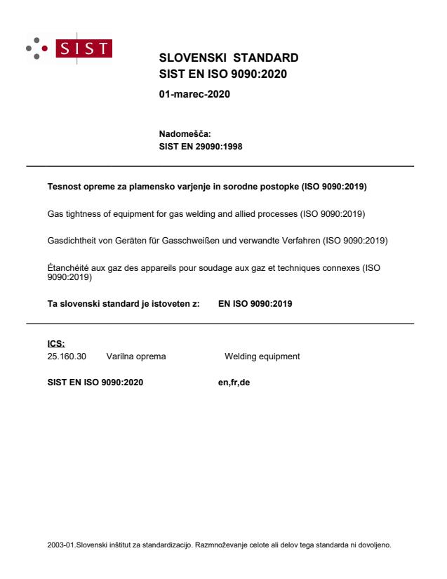 EN ISO 9090:2020