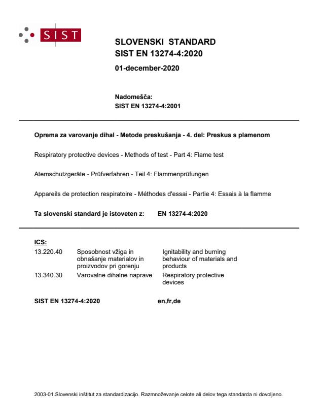 EN 13274-4:2020
