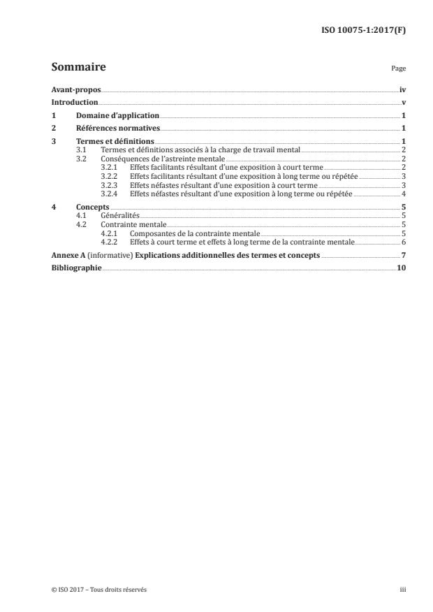 ISO 10075-1:2017 - Principes ergonomiques concernant la charge de travail mentale