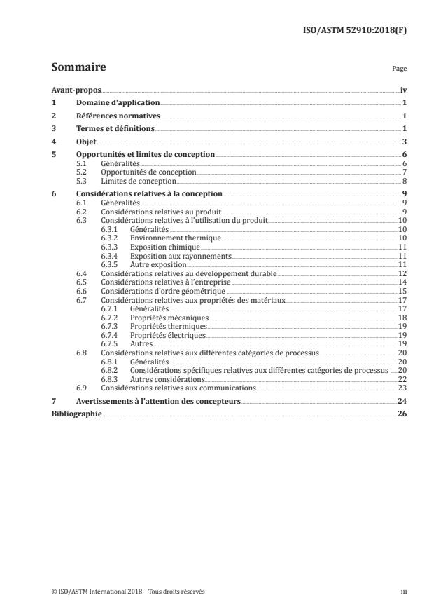 ISO/ASTM 52910:2018 - Fabrication additive -- Conception -- Exigences, lignes directrices et recommandations