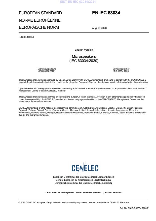 EN IEC 63034:2021 - BARVE