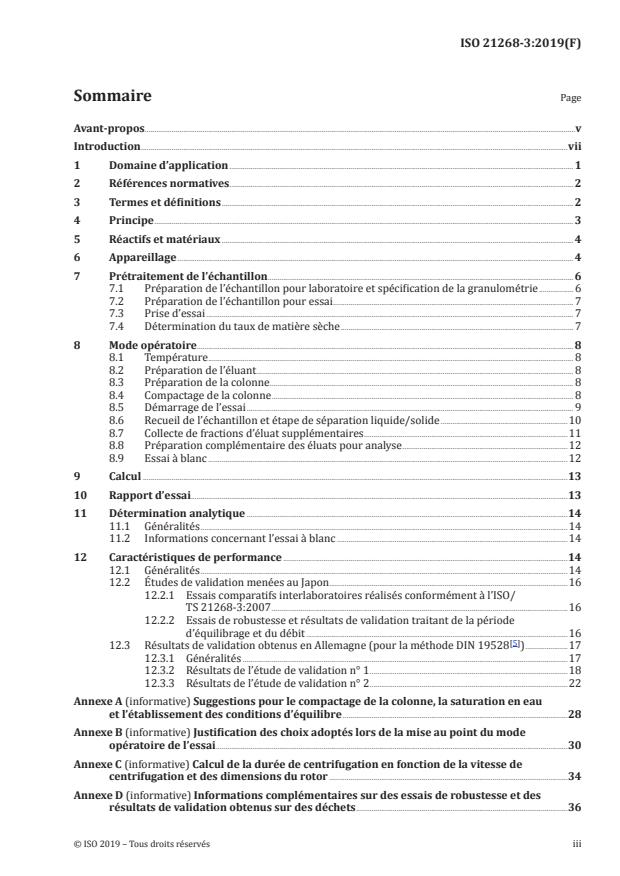 ISO 21268-3:2019 - Qualité du sol -- Modes opératoires de lixiviation en vue d'essais chimiques et écotoxicologiques ultérieurs des sols et matériaux du sol