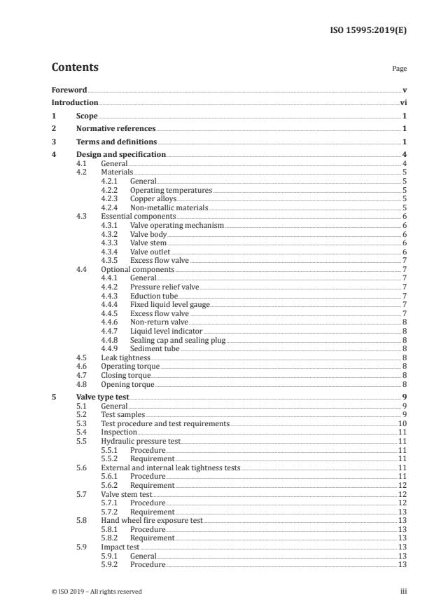 ISO 15995:2019 - Gas cylinders -- Specifications and testing of LPG cylinder valves -- Manually operated