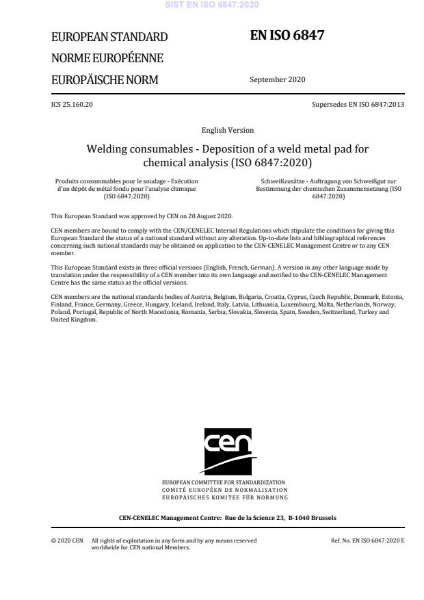 EN ISO 6847:2020