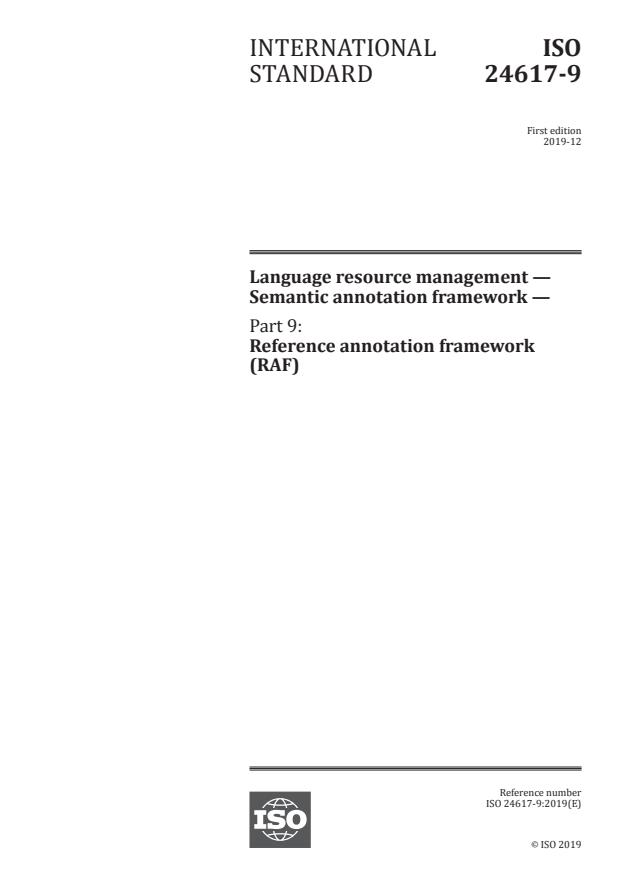 ISO 24617-9:2019 - Language resource management -- Semantic annotation framework