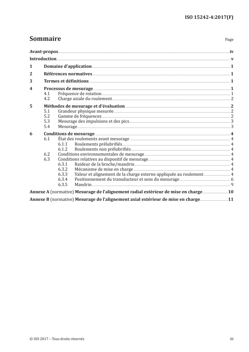 ISO 15242-4:2017 - Roulements — Méthodes de mesurage des vibrations — Partie 4: Roulements radiaux à rouleaux cylindriques, à alésage et surface extérieure cylindriques
Released:10/13/2017