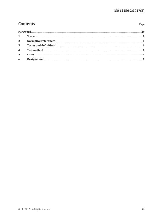 ISO 12156-2:2017 - Diesel fuel -- Assessment of lubricity using the high-frequency reciprocating rig (HFRR)