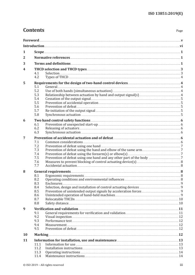 ISO 13851:2019 - Safety of machinery -- Two-hand control devices -- Principles for design and selection