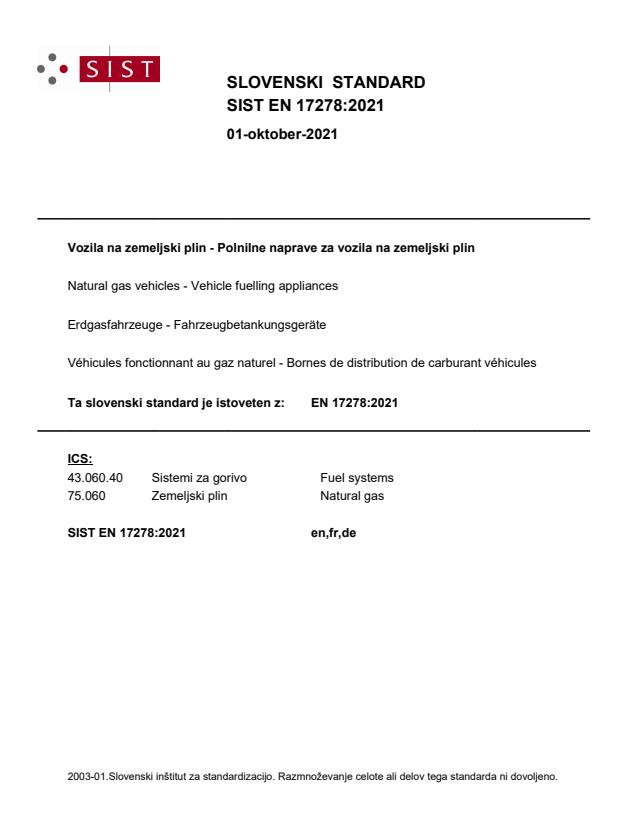 EN 17278:2021 - BARVE