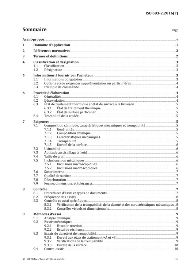 ISO 683-2:2016 - Aciers pour traitement thermique, aciers alliés et aciers pour décolletage