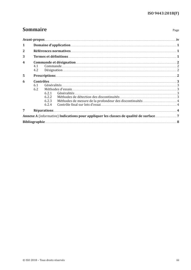 ISO 9443:2018 - Classes de qualité de surface des barres et fils-machine laminés a chaud