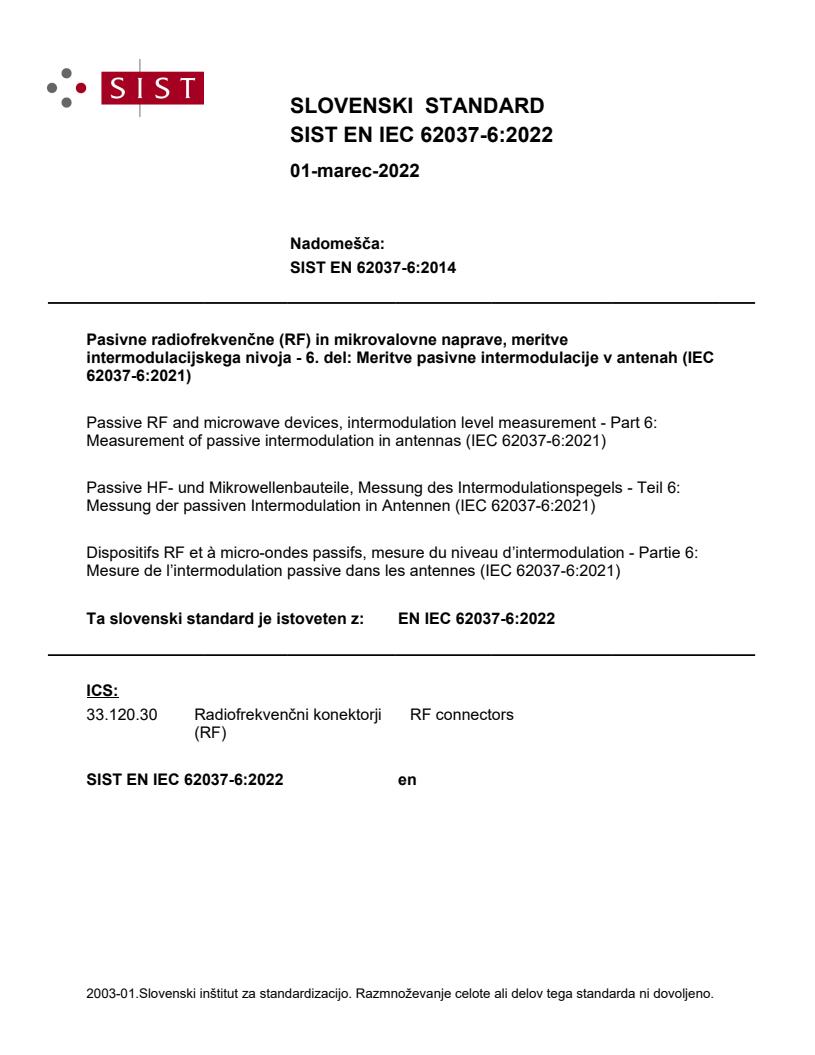 EN IEC 62037-6:2022