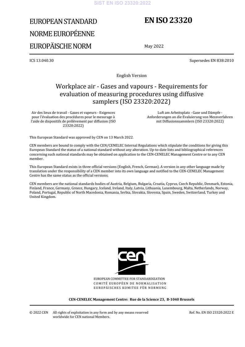 EN ISO 23320:2022