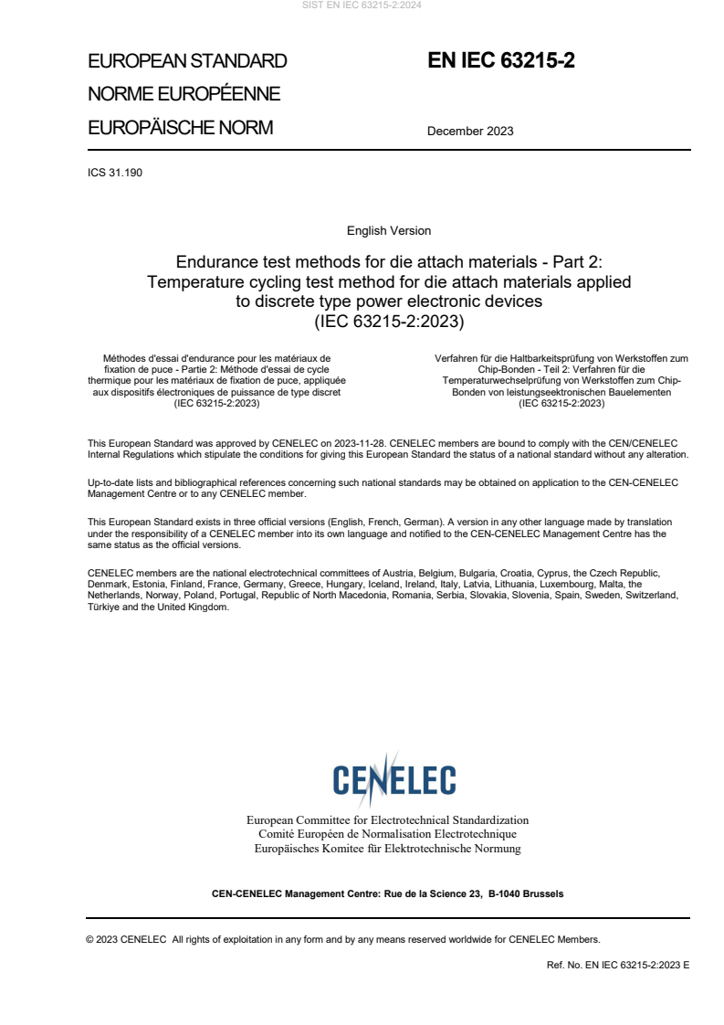 EN IEC 63215-2:2024 - BARVE