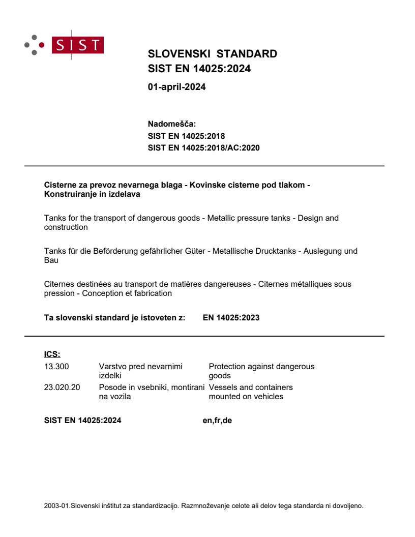 EN 14025:2024
