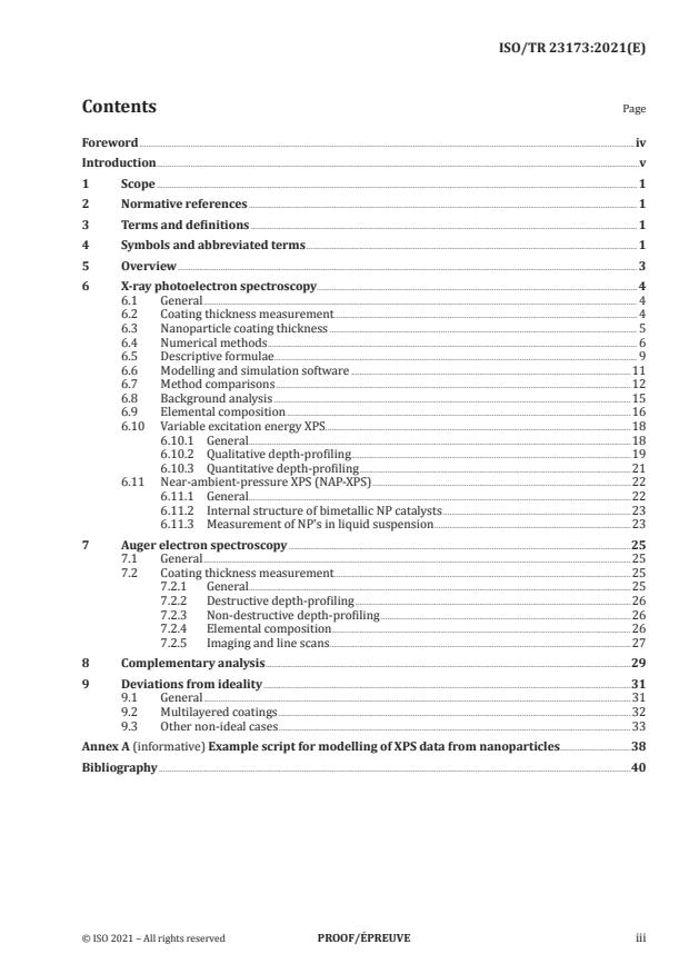 ISO/PRF TR 23173:Version 08-maj-2021 - Surface chemical analysis -- Electron spectroscopies -- Measurement of the thickness and composition of nanoparticle coatings