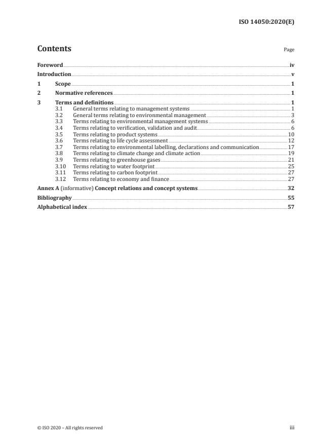 ISO 14050:2020 - Environmental management -- Vocabulary