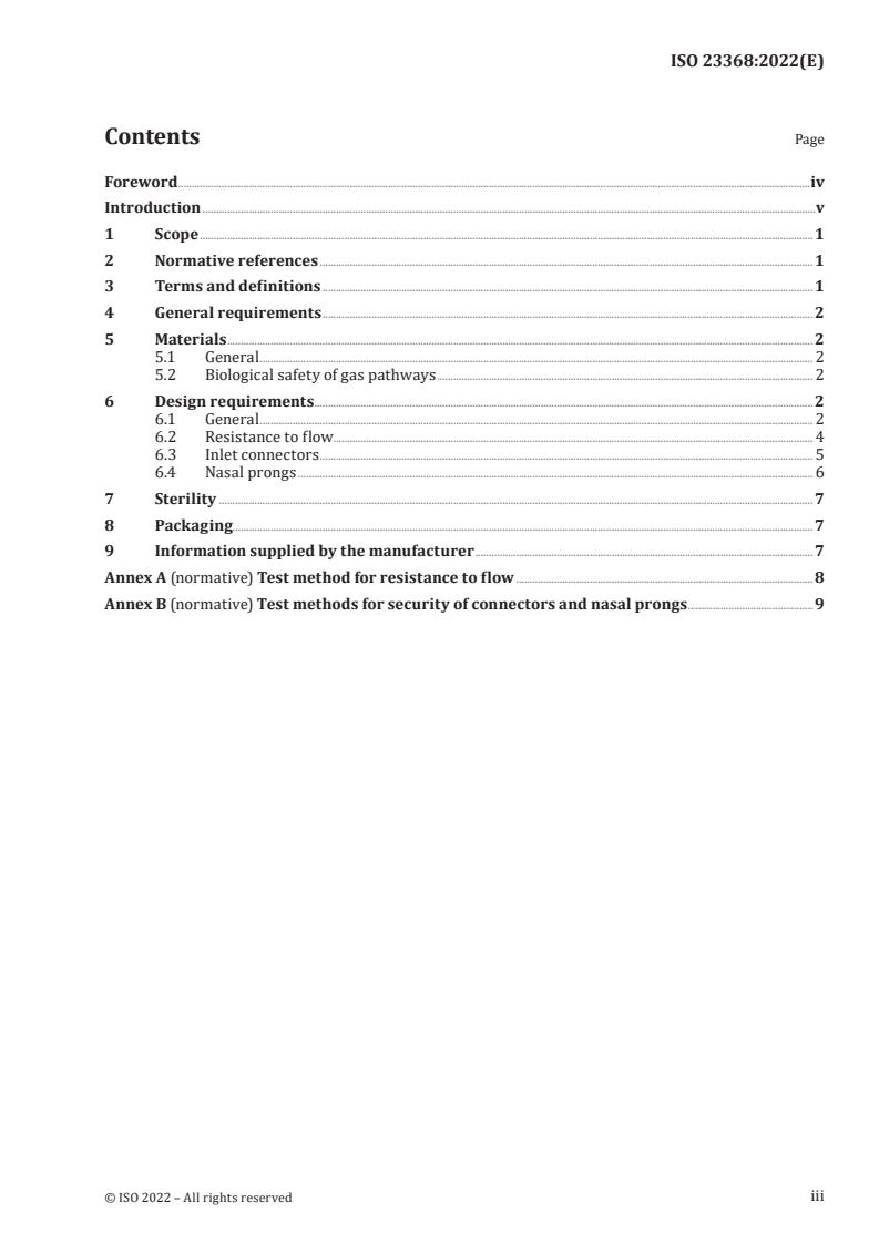 ISO 23368:2022 - Anaesthetic and respiratory equipment — Low-flow nasal cannulae for oxygen therapy
Released:29. 07. 2022