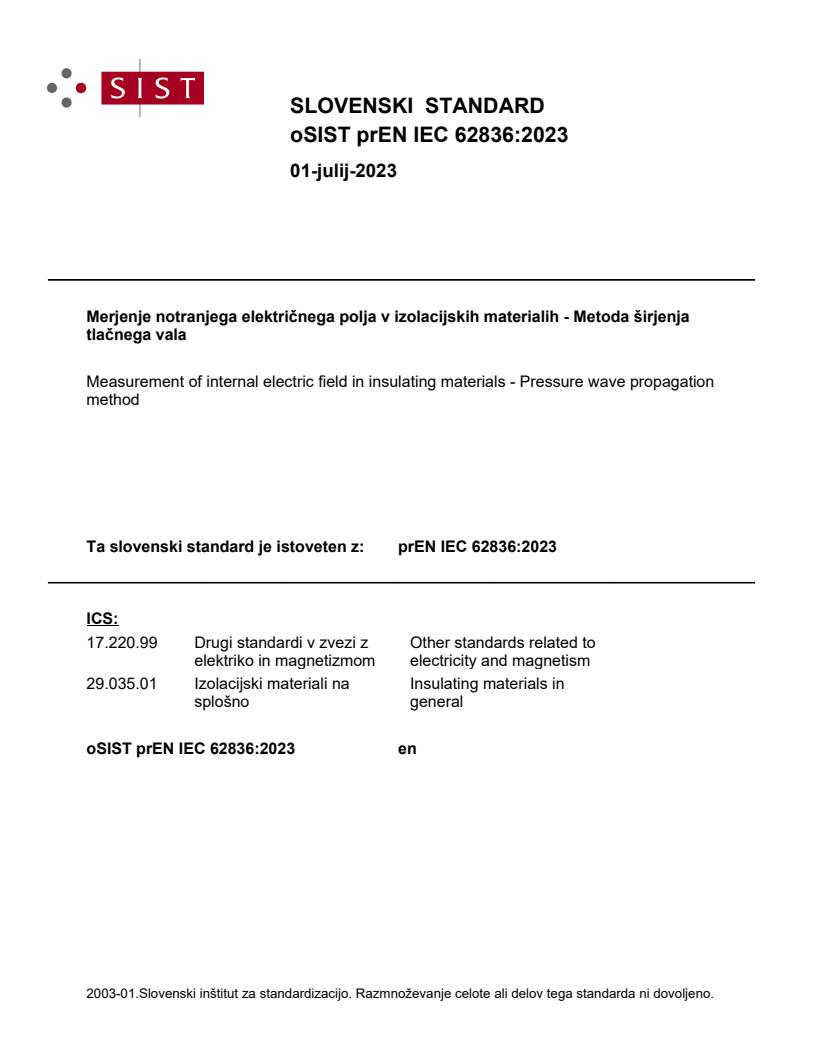 prEN IEC 62836:2023 - BARVE